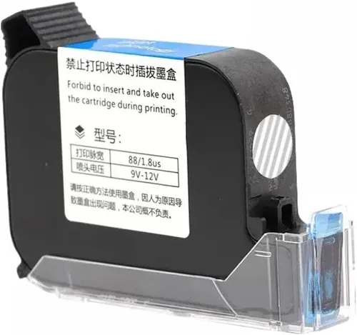 Vista 2 de Compatible Ink Cartridge 2588 JS12 42ML 12.7mm Black Red Blue Green Universal for Handheld Inkjet Printers Quick Drying Printer Ink Works with