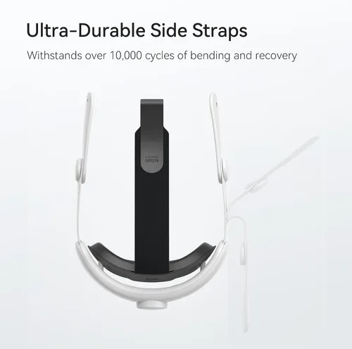 Vista 4 de KIWI design Comfort Head Strap Compatible with Meta Quest 3 Accessories, Elite Strap Replacement for Enhanced Support