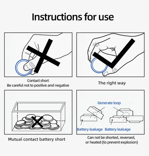 Vista 7 de Cotchear CR2032 Lithium Batteries, 5Pack 2032 Battery 3V Lithium Battery BR2032 DL2032 ECR2032 CR 2032 for Car Remote Controls,Watch,Toys
