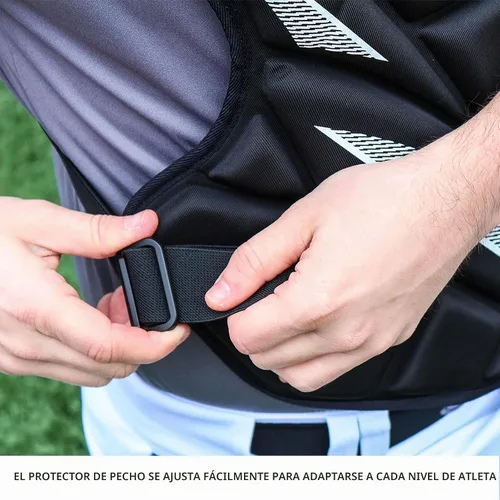 Vista 7 de Protector de pecho Champro Optimus MVP Negro