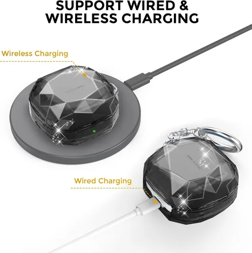 Vista 4 de AHASTYLE Compatible con Funda para Samsung Galaxy Buds FE (2023)/Galaxy Buds 2/Galaxy Buds Pro/Galaxy Buds Live Estuche rígido de PC