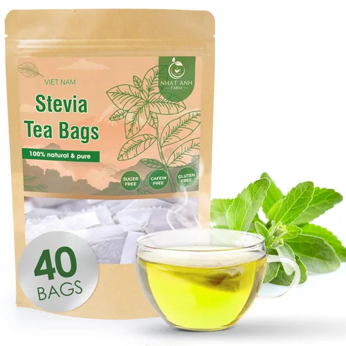 Vista 22 de NHAT ANH FARM - Bolsas de té de hoja de laurel premium, 40 bolsas de té, hoja de laurel seca 100% natural, té de hierbas naturalmente dulce, sin