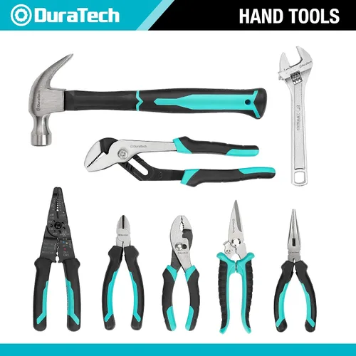 Vista 2 de DURATECH Juego de 269 herramientas manuales para reparación del hogar, kit de herramientas manuales mecánicas de uso diario con bolsa