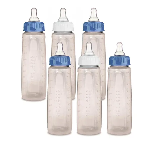 Vista 4 de NUK First Essentials - Tetinas de silicona para biberón, flujo lento, paquete de 6