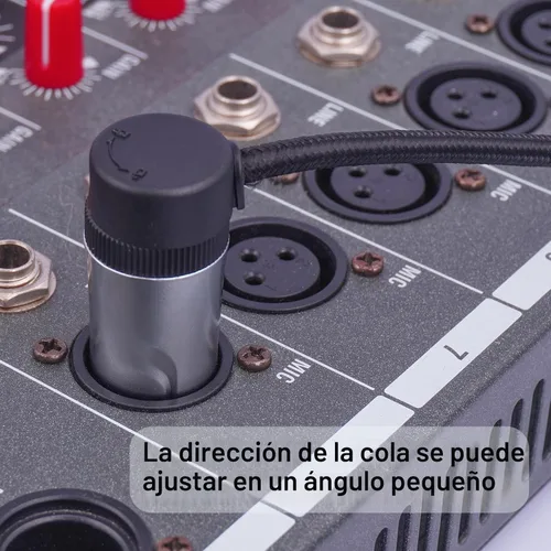 Vista 8 de Conectores XLR de 3 pines, enchufes XLR de 3 pines macho/hembra para micrófono de audio, conector de enchufe de cable de micrófono de audio, 1 macho