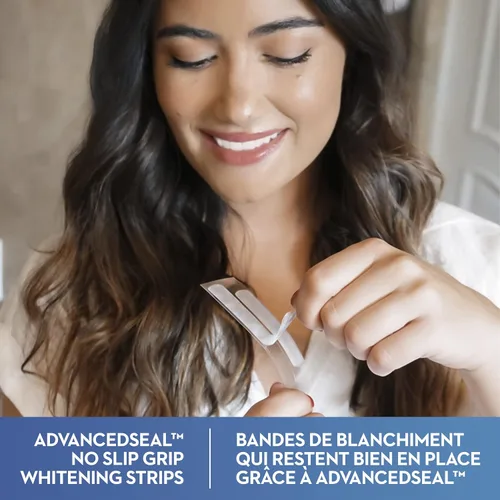 Vista 4 de Crest 3D Whitestrips Glamorous Blanco 28 Tiras - 14 Tratamientos