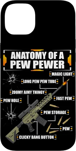 Vista 15 de Anatomy of a Pew Pewer - Carcasa para iPhone 17