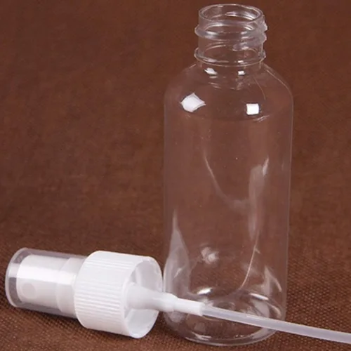 Vista 7 de Botellas de spray vacías Botellas de plástico transparentes portátiles recargables Mini contenedores de líquidos para viajes 0.2 fl oz