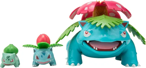 Vista 14 de Pokemon Select Evolution - Paquete de 3 figuras de batalla de Squirtle de 2 pulgadas, Wartortle de 3 pulgadas y figuras de batalla Blastoise de 4.5