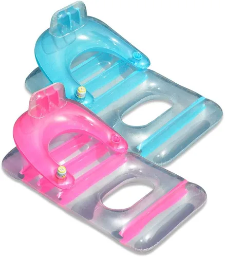 Vista 6 de Swimline Los colores de las sillas de lujo pueden variar (rosa o azul) (paquete de 2)
