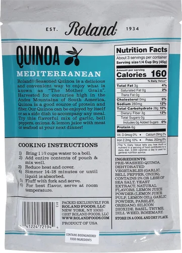 Vista 2 de Roland Quinoa mediterránea, 5.46 oz
