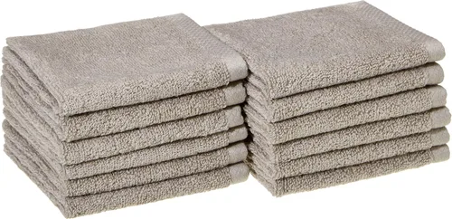 Vista 15 de Amazon Basics 2 toallas de baño de gran tamaño de secado rápido, 100% algodón, color blanco, de 62 x 30 pulgadas
