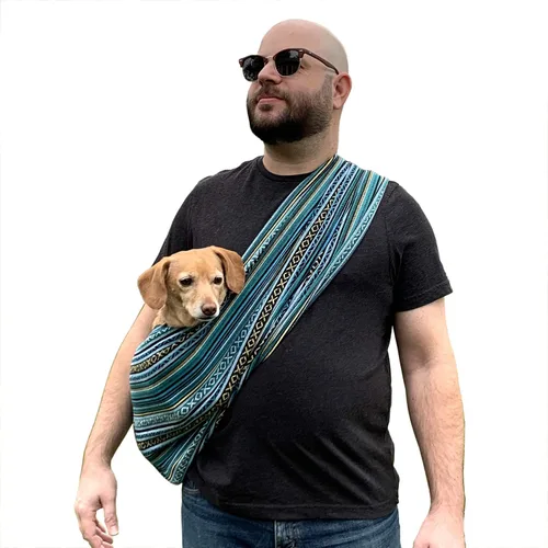 Vista 8 de Transportador para perros 100% algodón orgánico también para gatos (casa de playa)