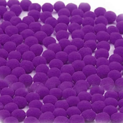 Vista 52 de 1000 pompones para manualidades de 1 pulgada, bolas de pompón mullidas de Navidad, pequeñas bolas de pompones para manualidades, proyectos