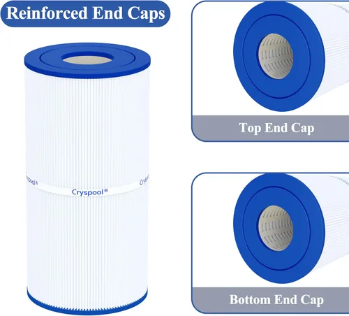 Vista 4 de Cryspool® 07033 Filtro compatible con CX410RE, filtro fácil transparente C400, C-7442, PA40, FC-1228, cartucho de filtro de piscina de 40 pies
