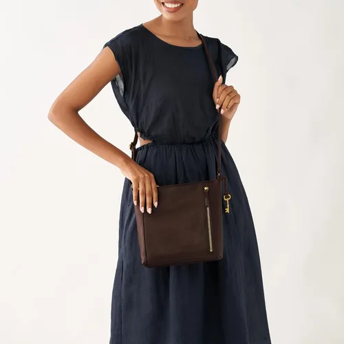 Vista 5 de Fossil - Bolsa Tara de mano cruzada de cuero para mujer