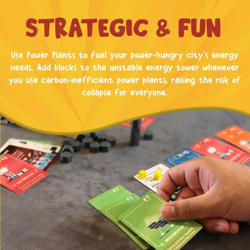 Vista 6 de Power Failure: A Strategy Card Game About Power Plants and Energy Generation - Juego de mesa científico sobre combustibles nucleares, renovables