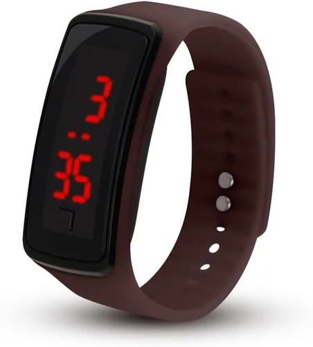 Vista 6 de Unisex Silicona LED Digital Creativa Pantalla Táctil Reloj Deportivo Pulsera 10 Pack