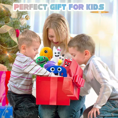 Vista 4 de 6 juguetes de peluche de 10 pulgadas, nuevos juguetes para fanáticos, figura de peluche, regalos para niños (6 unidades-01)