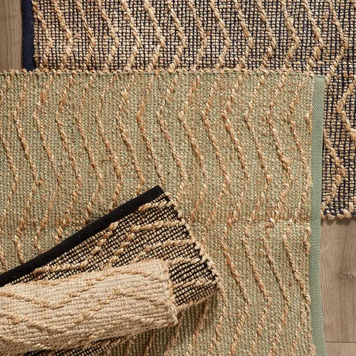 Vista 7 de DII Colección Woven Rugs yute tejido a mano, 2x3', cheurón de alcachofa