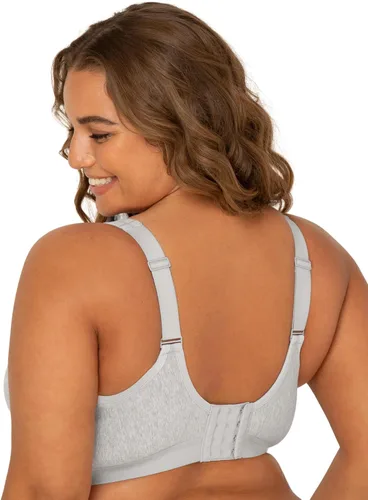 Vista 2 de Fruit of The Loom Womens Plus Size Wireless Cotton Bra