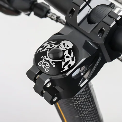 Vista 4 de 10 piezas M6 Tornillo Bike Stem Top Cap Bowl Tapas Delanteras Horquilla Tapas de Ciclismo Auriculares Ciclismo Tapa Superior de Tallo para Roadbike