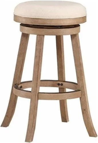Vista 10 de Boraam Taburete Fenton, altura de mostrador, cepillo de alambre de madera flotante