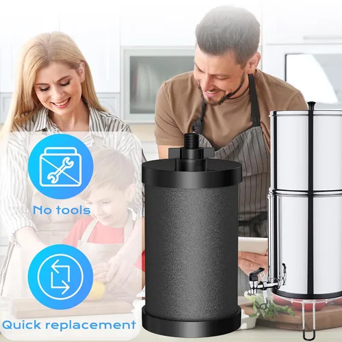 Vista 3 de Filtro 2387 Pro, certificado NSF/ANSI 42 para reemplazo de filtro de agua Alexapure, filtro de agua de 5000 galones compatible con el sistema