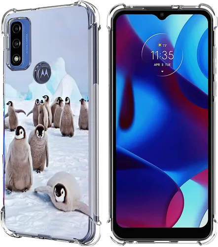 Vista 21 de Funda para Moto G Pure/Moto G Power 2022/Moto G Play 2023, colorida funda protectora de poliuretano termoplástico resistente a los arañazos