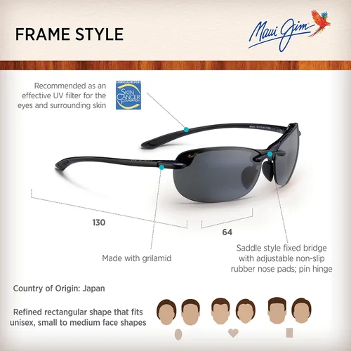 Vista 6 de Maui Jim Hanalei polarizadas anteojos de sol