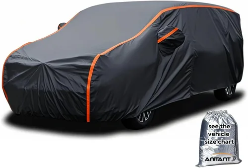 Vista 27 de Funda impermeable para automóvil deportivo, súper ligera, para todo tipo de clima, resistente a los rayos UV y a los arañazos, con cremallera