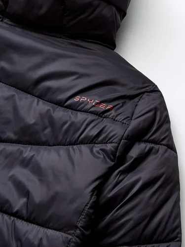 Vista 4 de Spyder Chaqueta acolchada con capucha resistente al agua para niños
