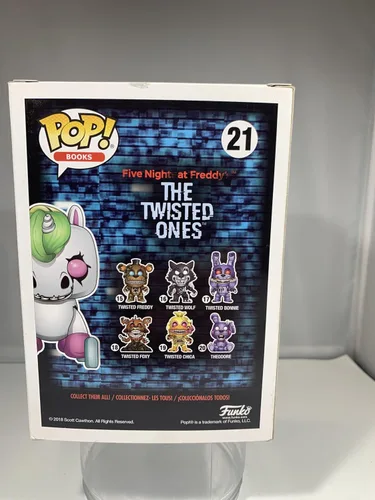 Vista 3 de Funko Pop Five Nights at Freddy's The Twisted Ones Stanley # 21 (Hot Topic) Figura de vinilo exclusiva de la FNAF