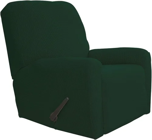 Vista 56 de Easy-Going Funda Elástica para Sofá Reclinable Cobertor de Sofá 4 Piezas Protector de Muebles Sofá Suave con Fondo Elástico Poliéster Spandex Tela
