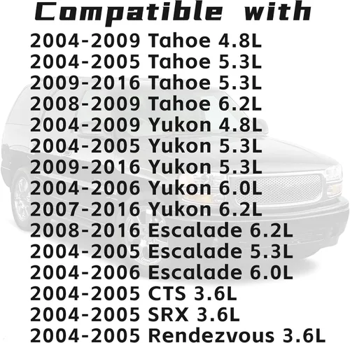 Vista 2 de Recipiente de Vapor Dimeani compatible con GMC Yukon, Chevrolet, Chevy Tahoe, Cadillac Escalade, CTS, SRX 2004 2005 2006 2007 2008 2009 2010 2011