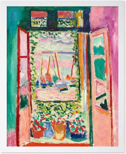 Vista 29 de Poster Master Póster Vintage de Henri Matisse – Impresión Retro de Fauvismo – Regalo para Artista, Inauguración de Casa – La Ventana, Maceta