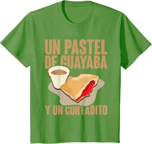Vista 12 de Funny Cuban Coffee Guayaba Guava Breakfast T Shirt T-Shirt Asphalt Grey