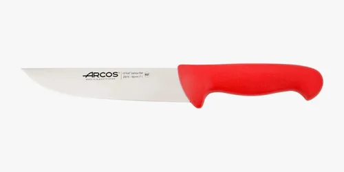 Vista 11 de Arcos Cuchillo de carnicero Range de acero inoxidable nitrum de 7 pulgadas. Cuchillo para carne. Mango azul de polipropileno. Sistema