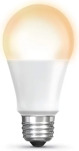 Vista 2 de Feit Electric OM60/SW/HK 60W equivalente a A19 Smart, funciona con Apple HomeKit y control de voz Siri, no requiere concentrador, 4.4 pulgadas