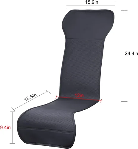 Vista 5 de Cojín de asiento de coche para conductor o pasajero, cómodo cojín de asiento para respaldo y asiento