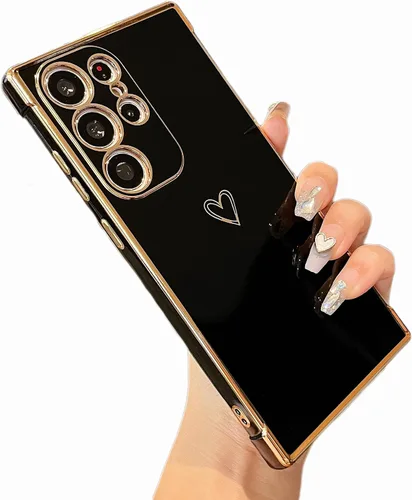 Vista 14 de ZTOFERA Funda diseñada para Google Pixel 7a, bonito diseño de corazones de amor con borde chapado y protección de lente de cámara, para Google Pixel