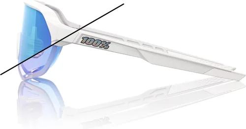 Vista 3 de 100% S2 Sport Performance Cycling Sunglasses Azul espejo