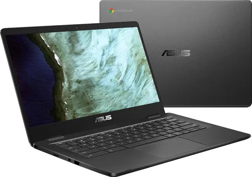 Vista 3 de Asus Chromebook C423NA-BCLN5 14" 4GB 32GB Intel Celeron N3350 X2 2.4GHz Chrome OS, gris (renovado)