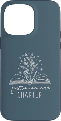 Vista 21 de Just One More Chapter - Carcasa para iPhone 17 (azul pizarra)