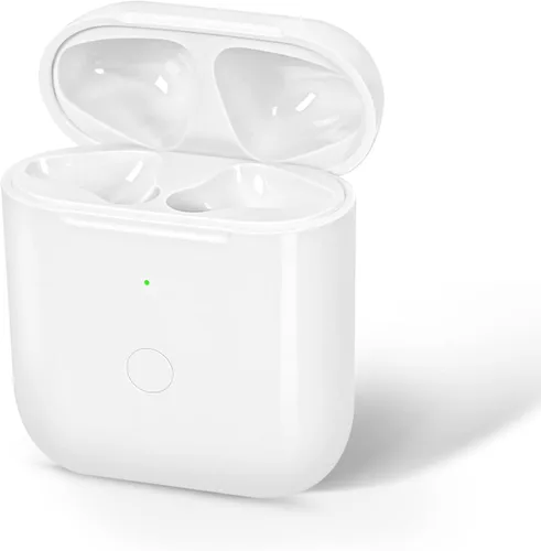 Vista 8 de Funda de carga inalámbrica compatible con AirPod Pro de 1ª y 2ª generación con carga USB-C, repuesto de funda de cargador Air Pod Pro 2 1 con botón