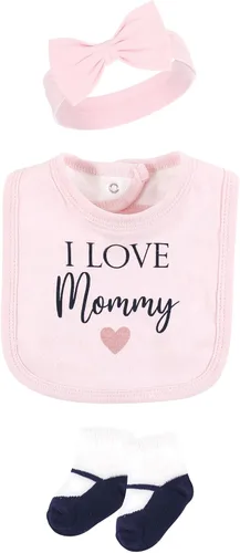 Vista 3 de Hudson Baby Juego de canastilla de algodón unisex para bebé
