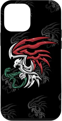 Vista 16 de Bandera de México - Funda estilo tribal del escudo de armas mexicano para iPhone 17