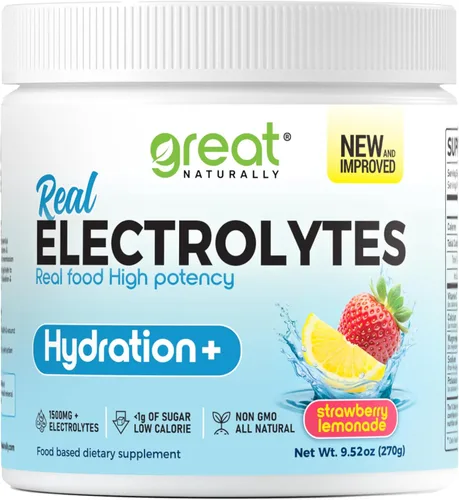 Vista 8 de Hidratación en polvo de electrolitos Alimentos reales de alta potencia Limón lima 30 porciones Polvo de electrolitos de alta potencia Mezcla