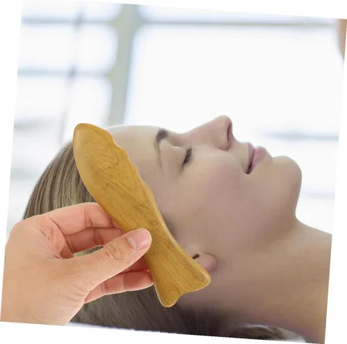 Vista 7 de Naturaleza Masajeador Facial Masaje Raspar Junta Raspar Herramienta Rasguño para el Cuidado