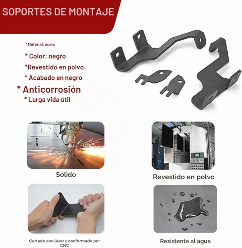 Vista 3 de Wsays - Soporte de montaje para capó de cápsula de luz de zanja F-150 2004-2014
